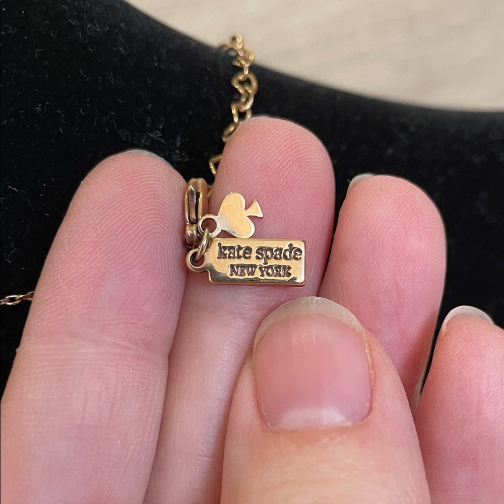 Kate Spade ♠️ UEC Rose Gold Circle Necklace “Chantilly” - Picture 5 of 7